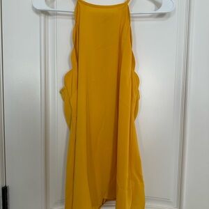 Yellow Sleeveless Top